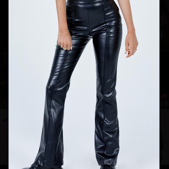 Princess Polly Pants & Jumpsuits Princess Polly Leather Pants